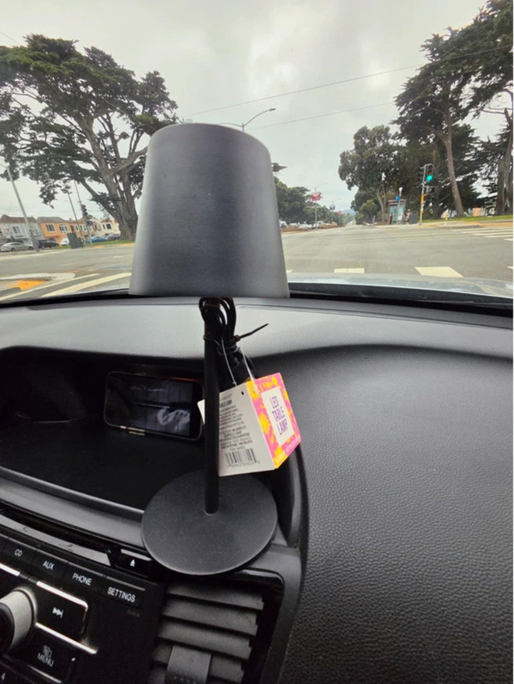 LED table lamp touch screen 10in